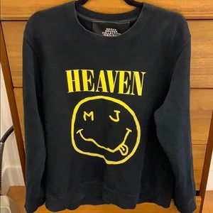 Marc Jacobs Grunge Redux Heaven Black Sweatshirt